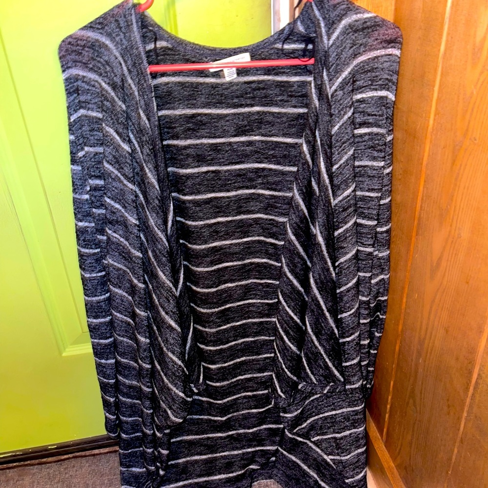 American Eagle striped Cartigan
